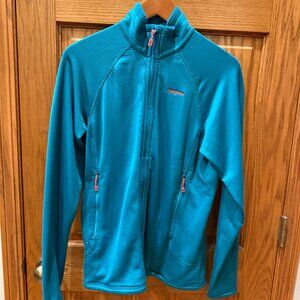 Patagonia R1® Full-Zip Fleece Jacket in Tasmanian Teal, L
